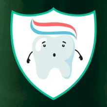 Zúbok na prsníku - zubná pasta