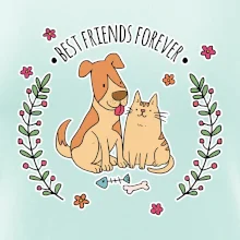 Mačka a pes best friends