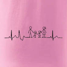 EKG rodina a dve dievčatá