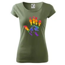 LGBT hand print