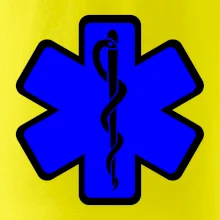 Rescue - Hviezda na prsníku + nápis na chrbte