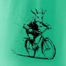 Drsný cap na bicykli