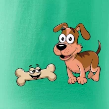 Parové tričko - Pes a kosť