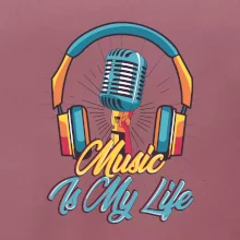 Music is my life slúchadlá