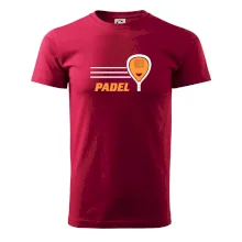 Padel - oranžová raketa
