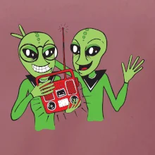 Ufo a rádio (Pecka design)