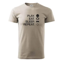 Play Eat Sleep Repeat volejbal Play Eat Sleep Repeat volejbal