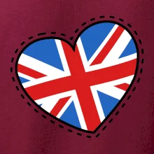 Británia srdce prsník