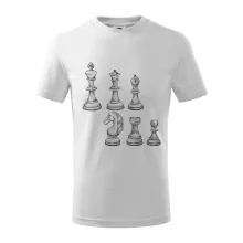 Šachové figúrky kreslené