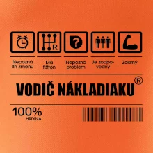 Čiarový kód - Vodič nákladiaku