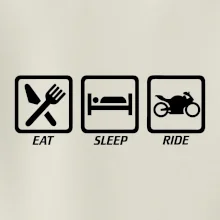 Eat sleep ride - cesta
