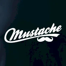 Mustache - nápis Mustache - nápis