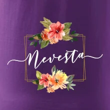 Nevesta štvorec oranžový