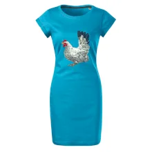 Sliepka kreslená biela