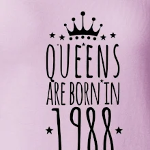 Queens are born in 1988