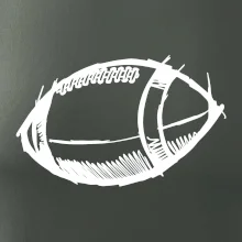 Americký futbal lopta skica Americký futbal lopta skica