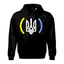 Ukrajina trojzubec s farbami Ukrajina trojzubec s farbami