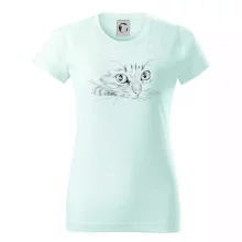 Mačka tvár kresba Mačka tvár kresba