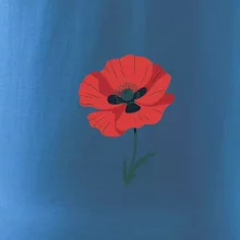 Vlčí mak kreslený veľký