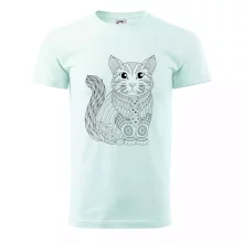 Mačka sediaca mandala