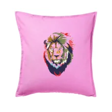 Hlava leva kreslená jednoduchá