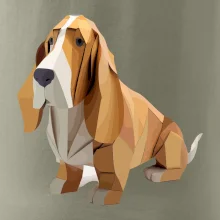 Baset zlepený z papiera