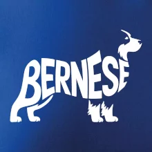 Bernese Mountain Dog nápis v tele