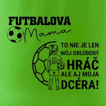 Futbalová mama - jedna dcéra (vaše meno a číslo)
