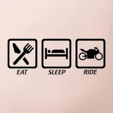 Eat sleep ride - cesta
