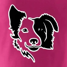 Border kólia obrys hlavy