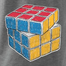 Rubikova kocka kreslená