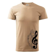 Husľový kľúč a noty