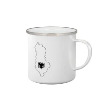 Albánsko obrys mapa