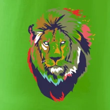 Hlava leva kreslená jednoduchá