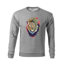 Hlava leva kreslená jednoduchá