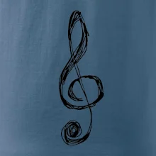 Husľový kľúč kreslený Husľový kľúč kreslený