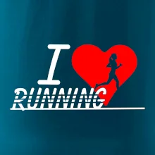 I love running dievča