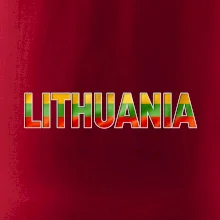 Lithuania - nápis vlajka Lithuania - nápis vlajka