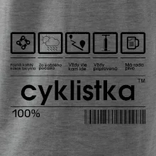 Čiarový kód - cyklista / cyklistka Čiarový kód - cyklista / cyklistka