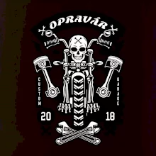 Motorkár  lebka opravár