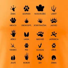 Zvieracie stopy - názvy