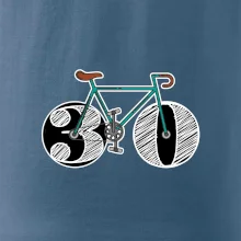 Narodeniny 30 rokov na bicykli