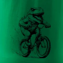 Naštvaný Dinosaurus na bicykli