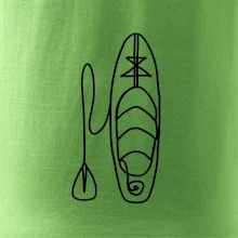 Paddleboard jedním tahem