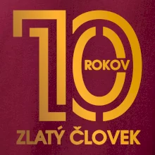 10 rokov zlatý človek