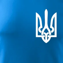 Ukrajina trojzubec prsník Ukrajina trojzubec prsník