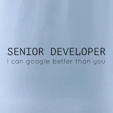 Senior developer google better than you