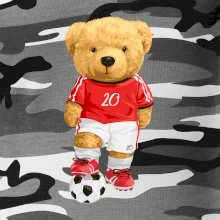 Futbalista medvedík číslo