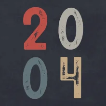 Vintage číslica 2004
