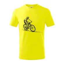 MTB kreslený cyklista MTB kreslený cyklista
